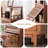 Modern Walnut Solid Wood Sideboard