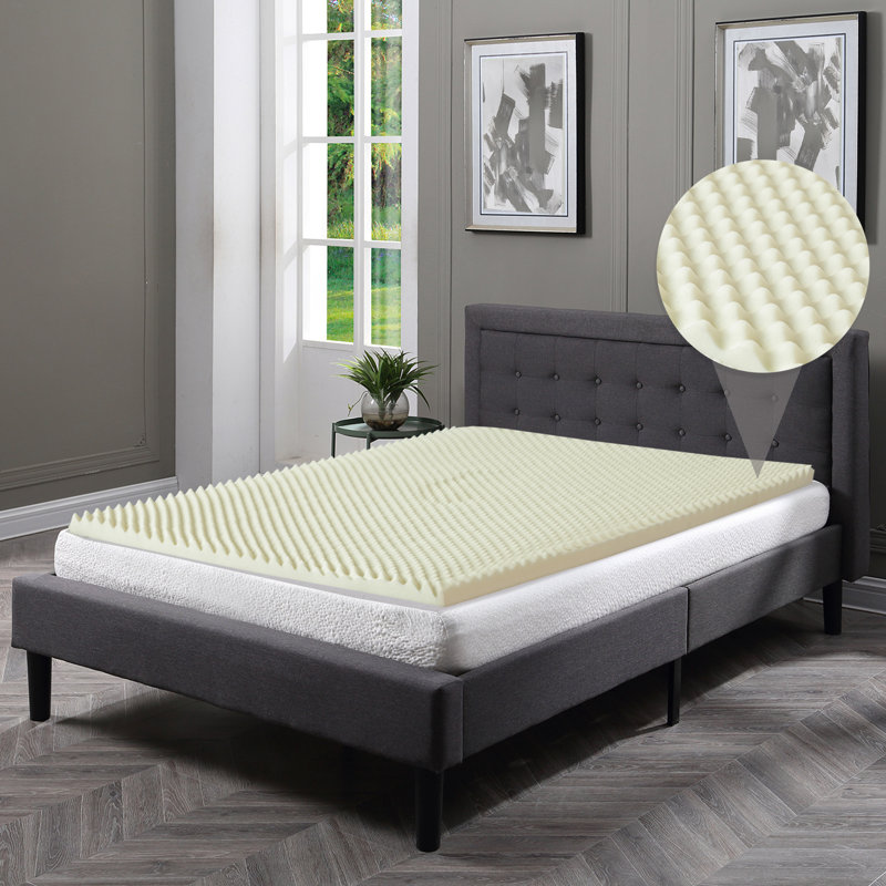Twin 2'' Memory Foam Mattress Topper, Full