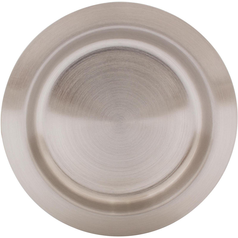 Loquet de porte à pochette ronde, Nickel satiné