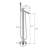 1 Freestanding Tub Filler with Hand Shower and Diverter-60181704