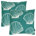 Sage/White Large Sea Shell
