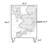French living room multifunction decor cabinet
