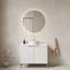 Meuble-lavabo de salle de bain avec lavabo, armoire de rangement murale avec tiroir et lavabo en céramique