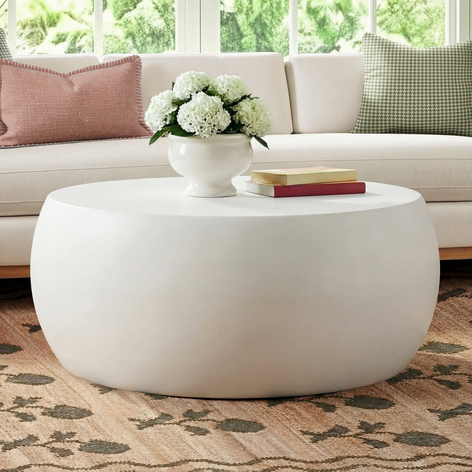 Single Coffee Table, White