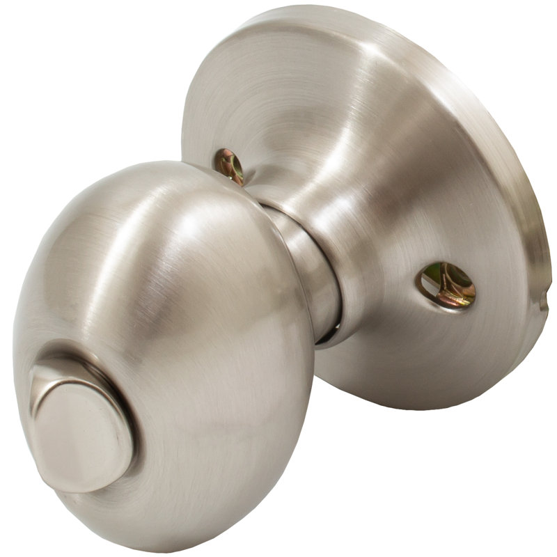 Bouton de porte d’intimité Springhill, Nickel satiné