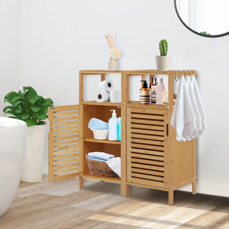 Jannali Solid Wood Linen Cabinet