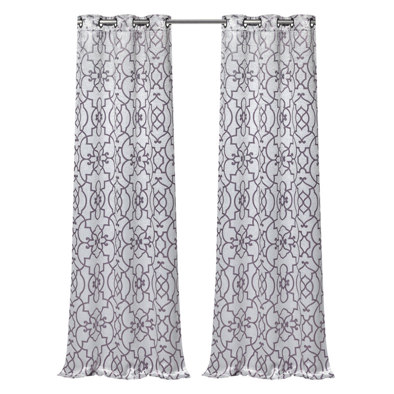Manervia Blackout Curtain Pair, Purple