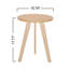 Table basse en bois massif (bois naturel)