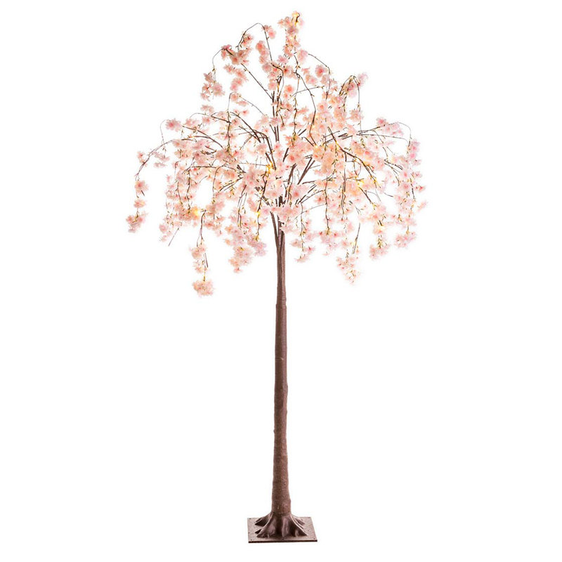 6' Lit Faux Weeping Cherry Tree
