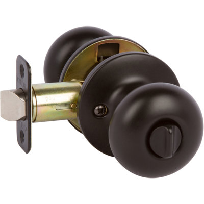 Callan Privacy (Bed/Bath) Door Knob in Matte Black