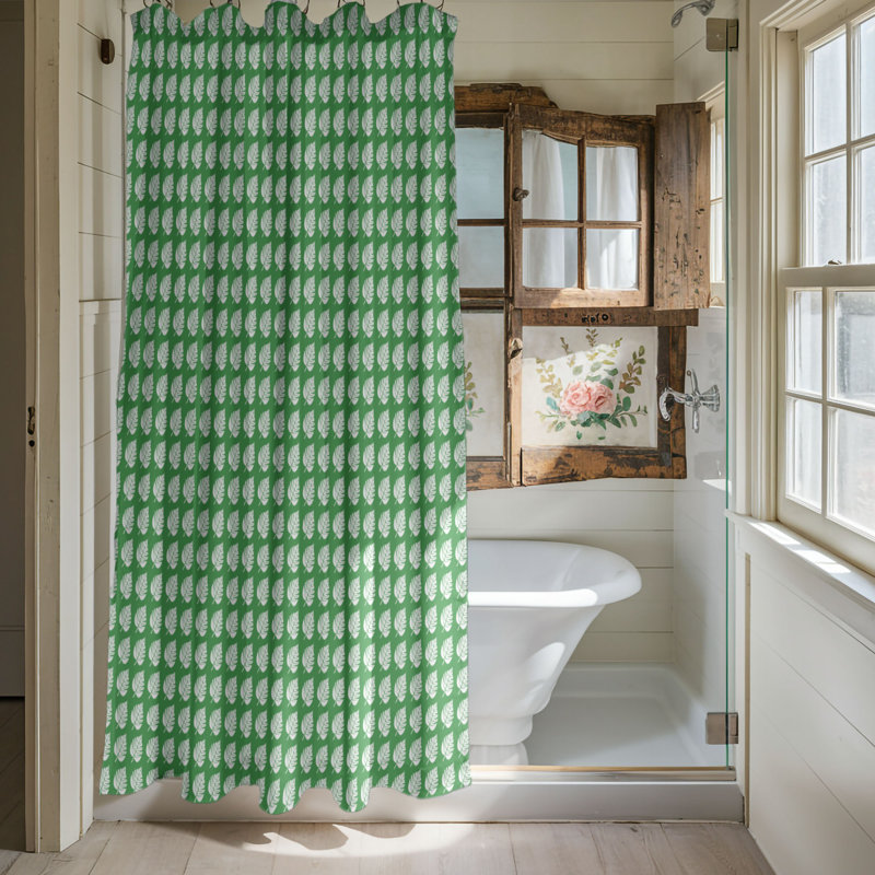 Myrtle Hues - Rideau de douche Premium, H 74 po x l 71 po