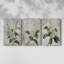 Ensemble de 3 toiles tendues avec châssis Floral Series Series Lxxxvii-1836764297