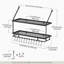 Metal Rectangle Wall Mounted Pot Rack-1102588833