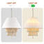 Lustre moderne de 24 po de style Bo-Ho avec perles en bois massif