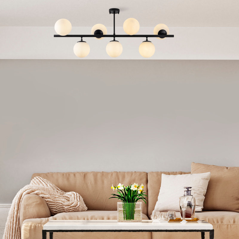 Luper 7 - Light Kitchen Island Pendant, Black