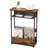 Multi-Functional Narrow End Table, Rustic Brown, Perfect For Small Spaces