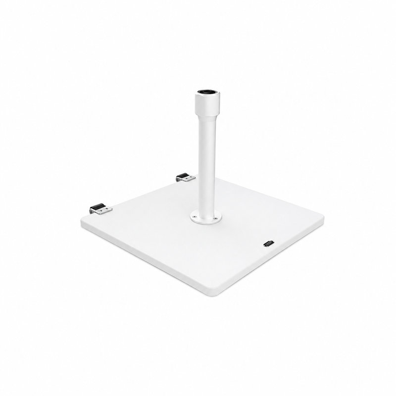 88lb Steel Plate Umbrella Base, White