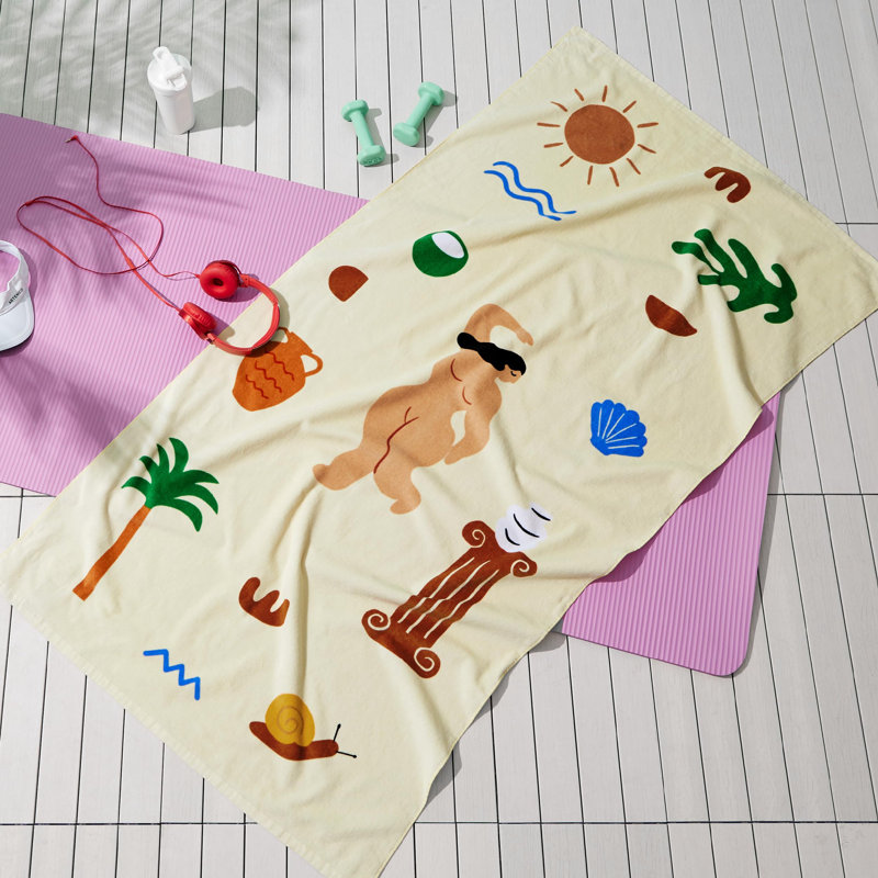 Serviette de plage 100% coton