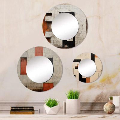 Latanza Metal Round Mirror