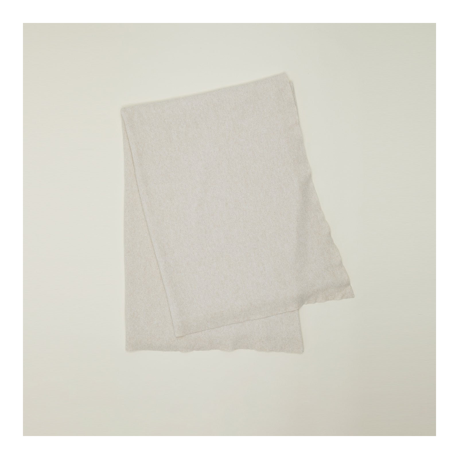 Simple Throw Blanket, 95" L x 65" W, Ivory