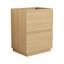 Meuble-lavabo sur pied 24 po avec tiroir double, armoire de salle de bain autoportante, bois d'ingénierie, chêne (meuble-lavabo sans comptoir)-2143417030