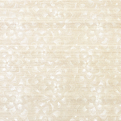 Lotus Embroidery Sisal Wallpaper