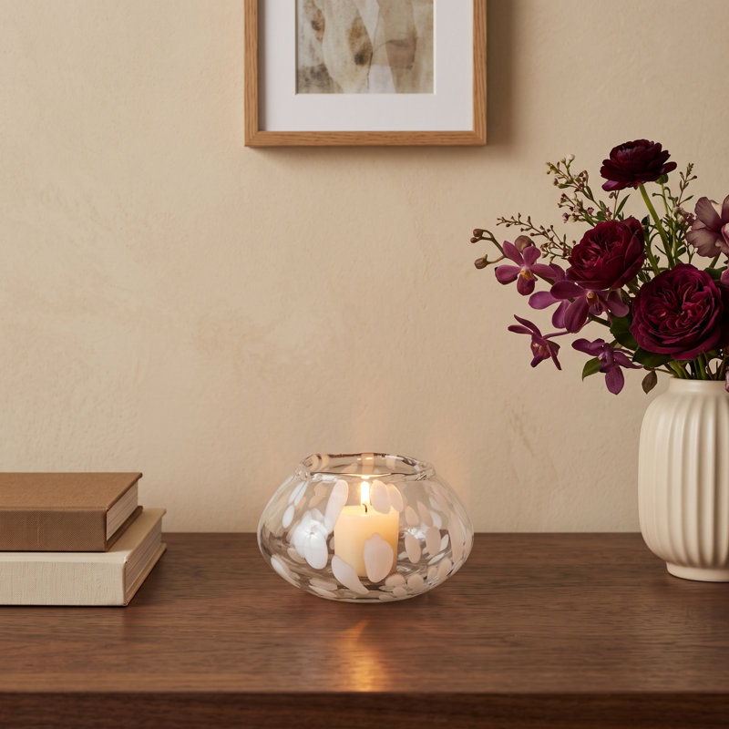 Vin 2'' H Glass Tabletop Votive Holder