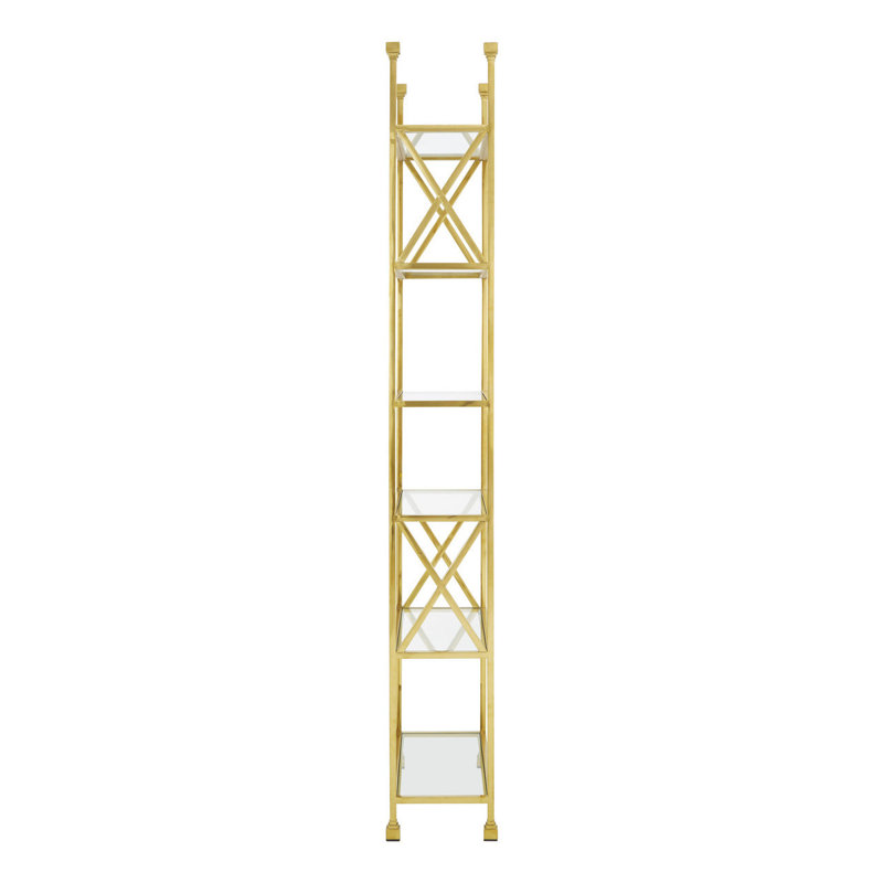 Blackmer 230cm H x 65cm W Glass Standard Bookcase