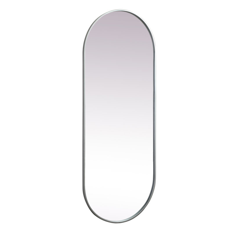 Miroir mural Elington, 60 po x 24 po , Argent
