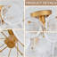 4-Light Flush Mount Glass Ceiling Light, Modern Vintage Style for Entryway, Kitchen, Bathroom - Farmhouse Decor-200840517