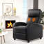 Fauteuil inclinable en cuir PU avec siège lombaire
