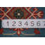 Tapis géométrique Kazak fait à la main 3 x 4