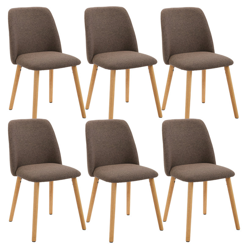 48 cm H Side Chair, Mocha Brown, 6, Mocha Brown