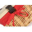 Wicker Lined Gift or Storage Hamper Basket with Lid-282393381-282393388