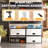 Heavy Duty Wall Storage Cabinet with Sliding Up-Flip Door Floating Tool Cabinet for Kitchen, Basement, Warehouse-122903636