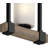 Licette 1-Light Indoor Walnut Hanging Mini Pendant with Etched White Cased Glass Cylinder Shade