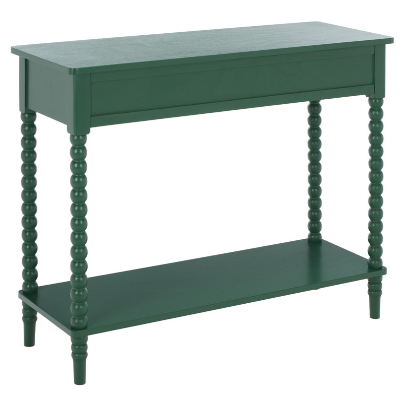 Console 2 tiroirs Bernice, Vert jardin