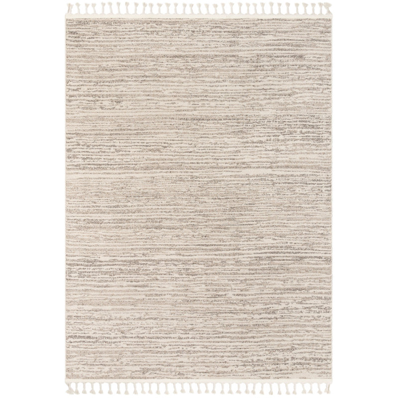 Loop-De-Loop Moroccan Synthetic Area Rug, Rectangle 120 x 180cm