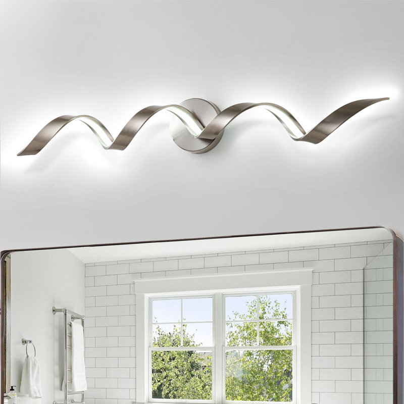 Dimmable Vanity Light, Silver