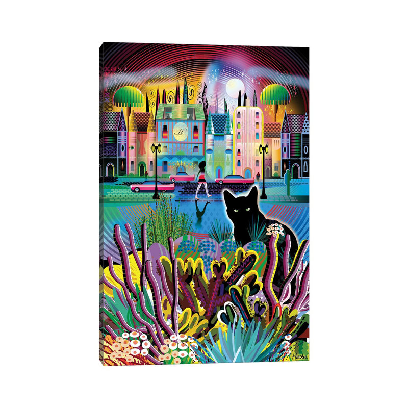 Black Magic by Charles Harker - Wrapped Canvas Print, 30.48 cm H x 45.72 cm W