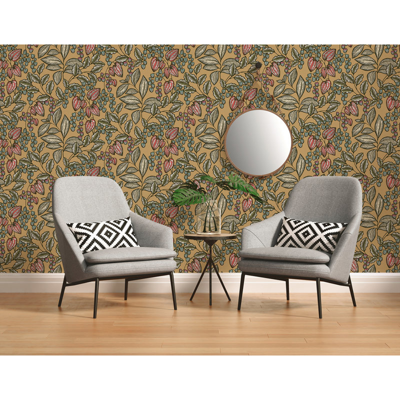 Rouleau de fleurs Leif, Brun