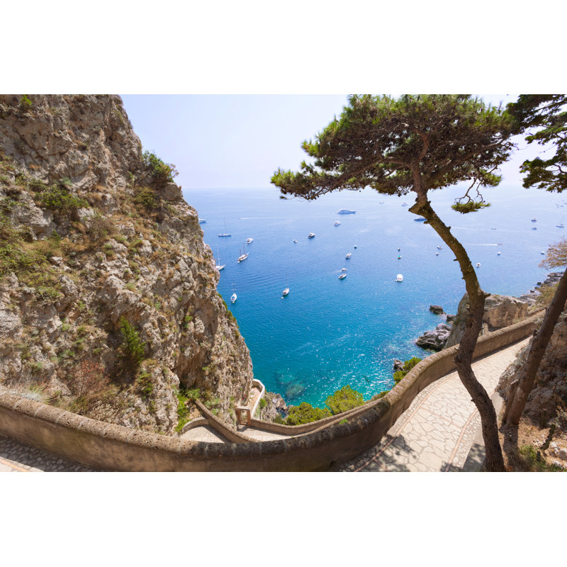 Sea View 1 Piece Wrapped Canvas Wall Art, 20cm H x 30cm W x 3.8cm D