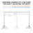Yescom Freestanding Banner Stand