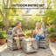 2 - Person Patio Dining Set with Square Table-2145571185