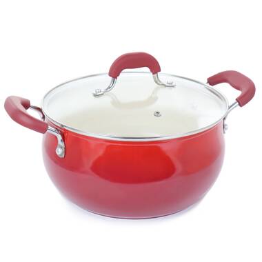 Cast Iron Dutch Oven Pot With Lid Enameled Cast Iron Red Cookware