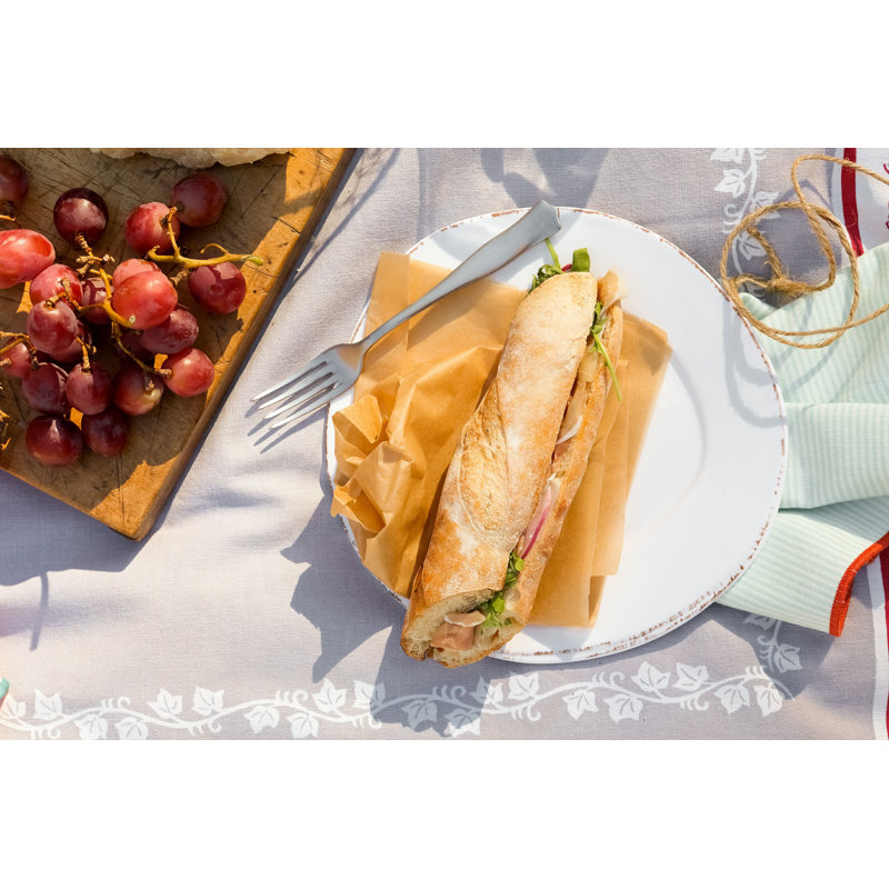 Lastra Handmade Stoneware Appetizer Plate, White