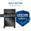 Barbecue au gaz propane Phantom Prestige® 500 Connecté avec brûleurs infrarouges latéraux et arrière, noir mat
