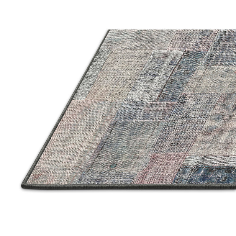 Tapis beige/gris contemporain, Rectangle 2 pi x 3 pi