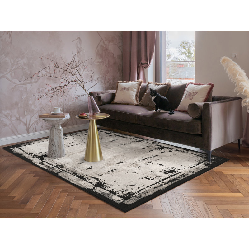 Abstract Area Rug, Rectangle 200 x 290 cm