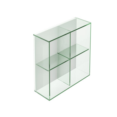 Elliw 2 Piece Square Cubby Shelf with Lights